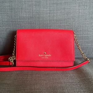 Kate Spade small crossbody bag - red